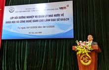 Bộ trưởng Huỳnh Thành Đạt gặp mặt học viên lớp bồi dưỡng Nghiệp vụ quản lý nhà nước cho lãnh đạo sở KH&CN
