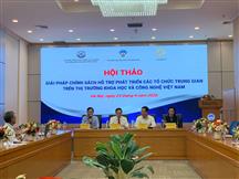 Hỗ trợ, thúc đẩy phát triển thị trường khoa học và công nghệ Việt Nam
