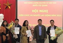 Viện Năng lượng nguyên tử Việt Nam tổ chức hội nghị viên chức và người lao động Khối cơ quan năm 2021
