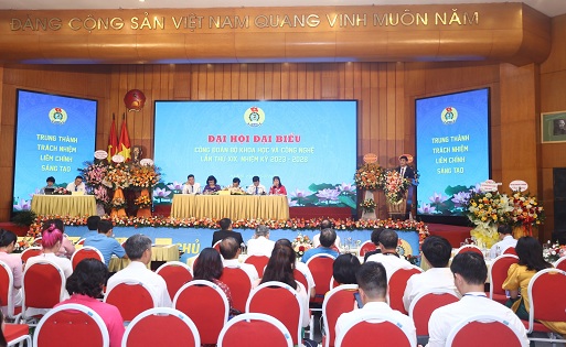 Đại hội Công đoàn Bộ KH&CN lần thứ XIX: Đổi mới - Dân chủ - Đoàn kết - Phát triển